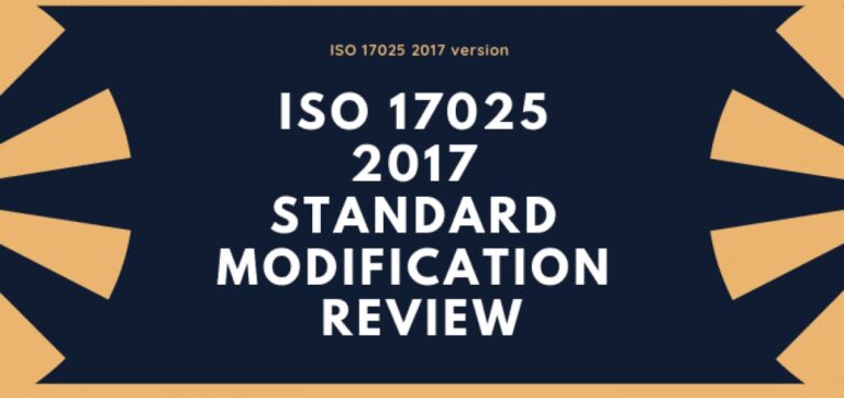 ISO 17025 2017 Standard Modification Review