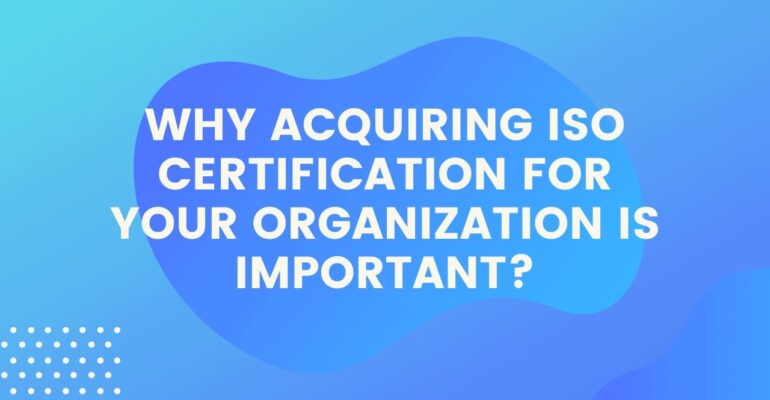 ISO certification