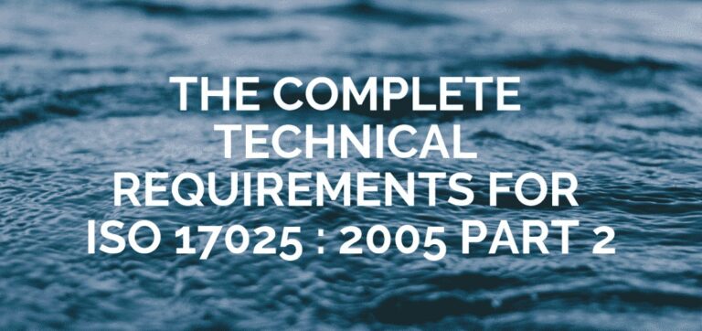 ISO/IEC 17025 2005 Technical requirements (Part – 2)