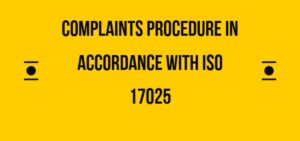 Complaints Procedure ISO 17025