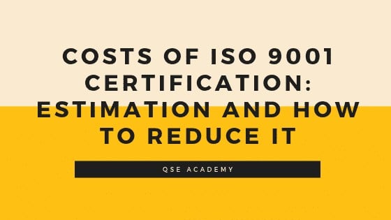 ISO 9001Costes