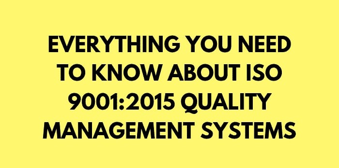 质量管理系统 你需要知道的一切