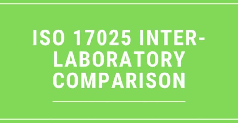 ISO 17025 Comparación entre laboratorios