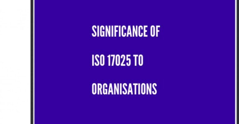 ISO17025の組織における意義