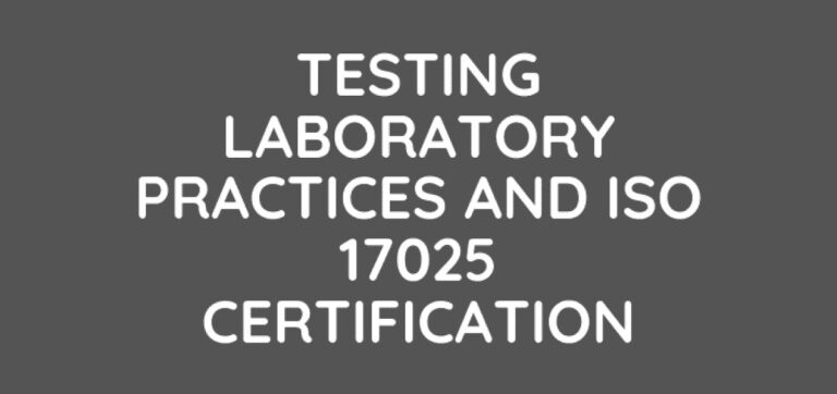 ISO 17025 Accreditation for Testing Laboratories