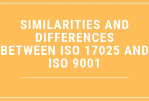 Semelhanças e diferenças entre ISO 17025 e ISO 9001