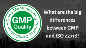 What are the big differences between GMP and ISO 22716