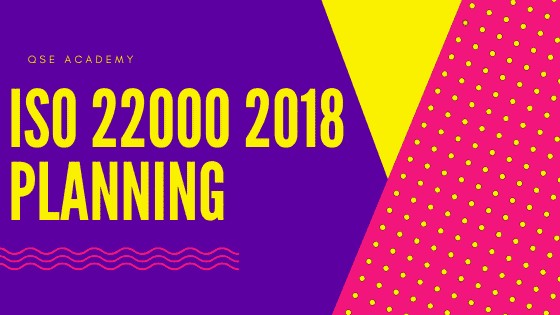 ISO 22000 2018 Planning