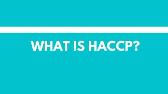 What is HACCP?