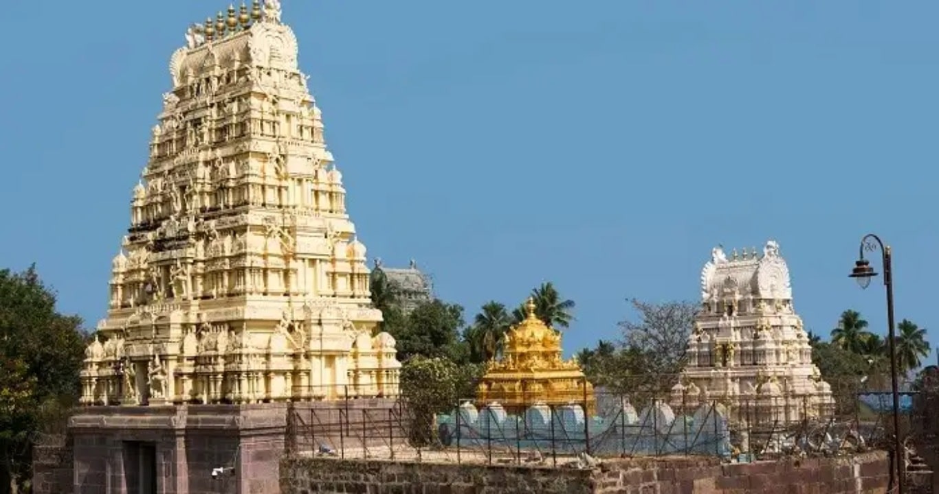 O templo de Srisailam foi premiado com um certificado ISO.