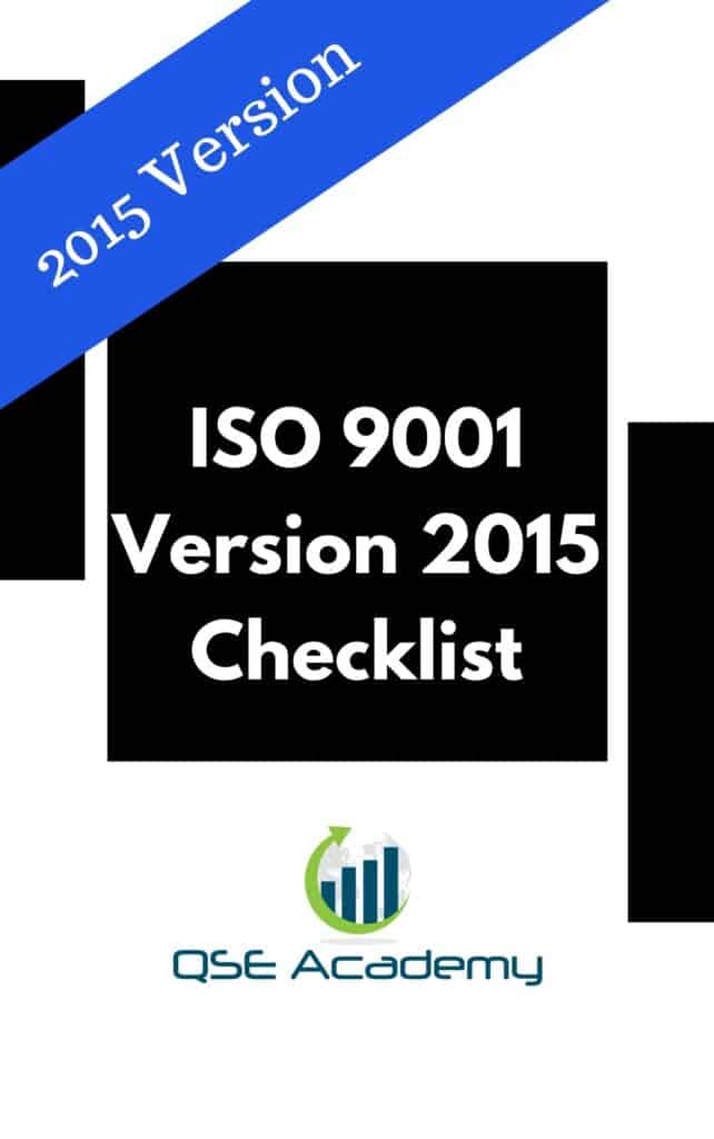 ISO 9001 Checkliste Version 2015 ISO 9001 Checkliste