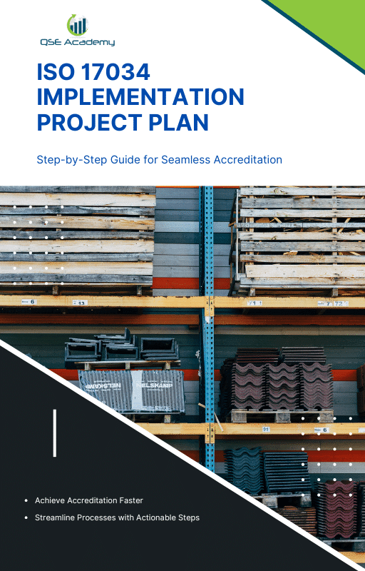 ISO 17034 Implementation Project Plan