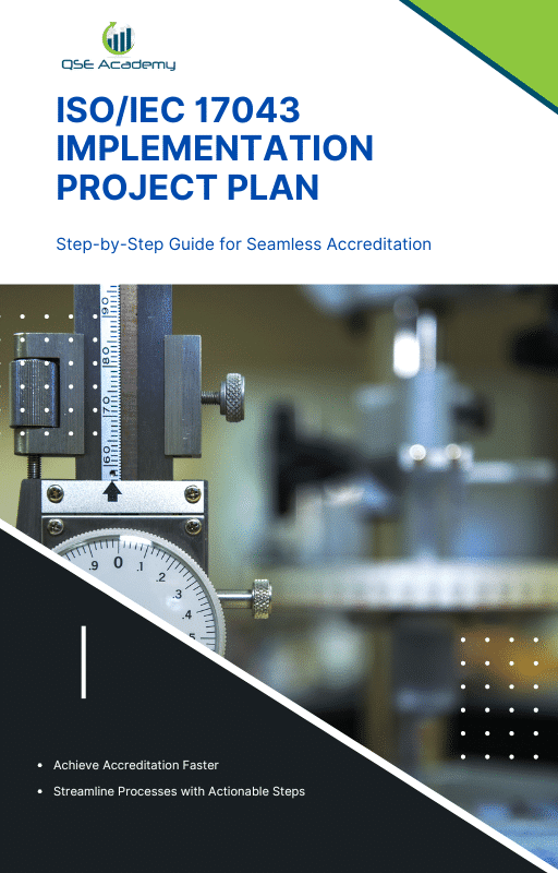 ISO 17043 Implementation Project Plan
