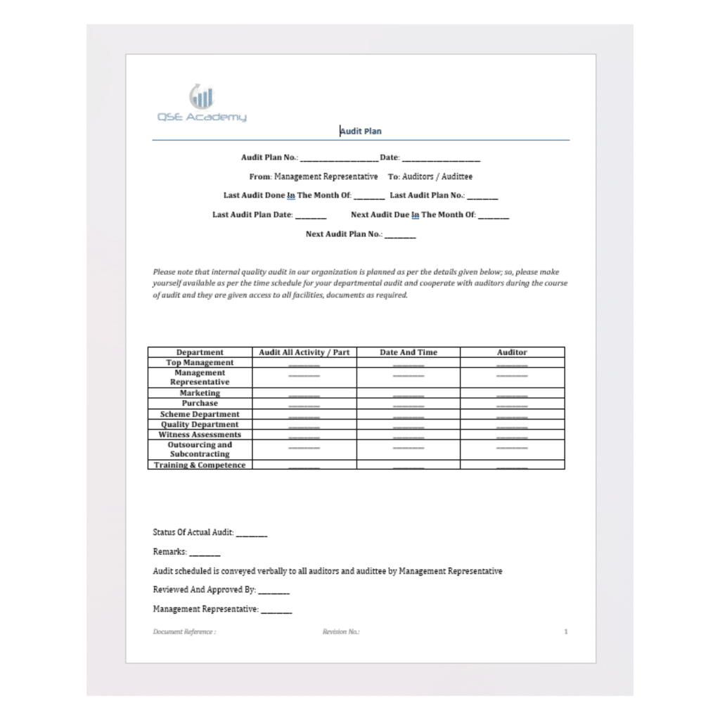 QHSE Complete Package