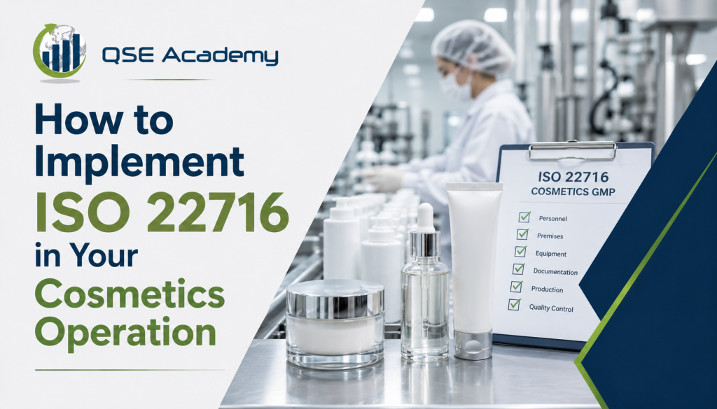 How to Implement ISO 22716 in Your Cosmetics Operation