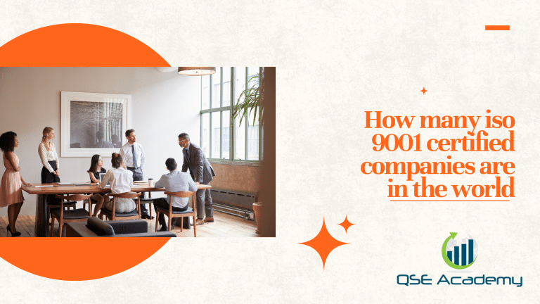 How many iso 9001 certified companies are in the world
