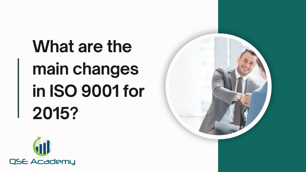 Changes in ISO 9001