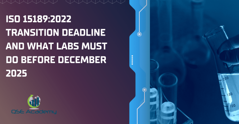 ISO 151892022 Transition Deadline and What Labs Must Do Before December 2025