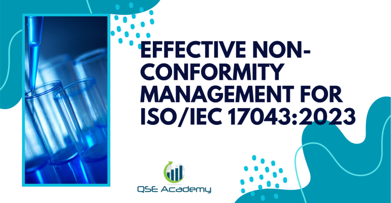 Effective Non-Conformity Management for ISOIEC 170432023
