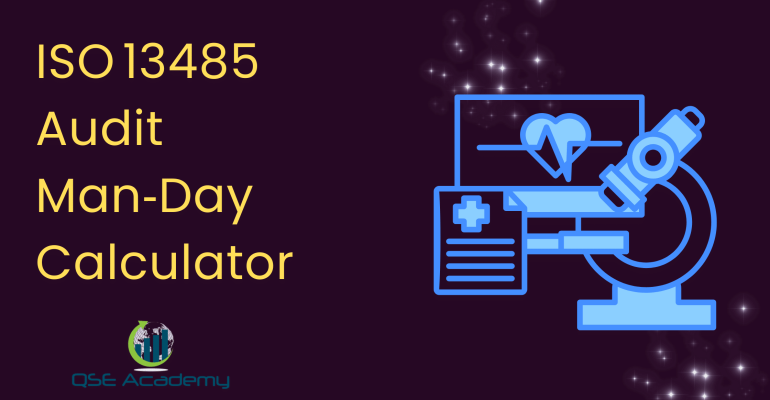 ISO 13485 Audit Man‑Day Calculator