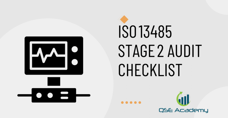 ISO 13485 Stage 2 Audit Checklist