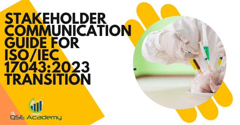 Stakeholder Communication Guide for ISOIEC 170432023 Transition