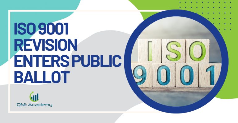 ISO 9001 Revision Enters Public Ballot