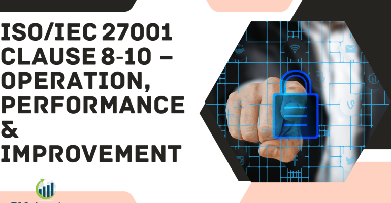 ISOIEC 27001 Clause 8‑10 – Operation, Performance & Improvement