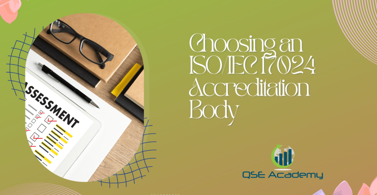 Choosing an ISOIEC 17024 Accreditation Body