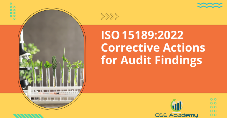 ISO 151892022 Corrective Actions for Audit Findings