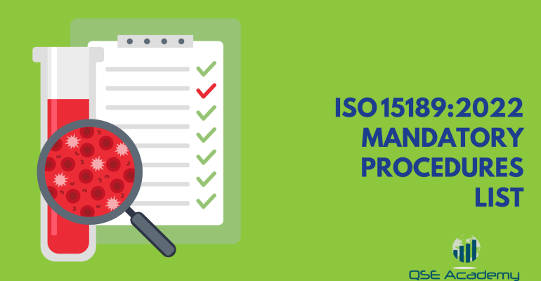 _ISO 151892022 Mandatory Procedures List