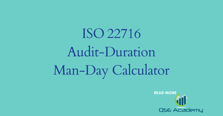 ISO 22716 Audit‑Duration Man‑Day Calculator
