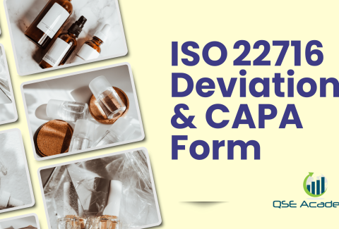 ISO 22716 Deviation & CAPA Form