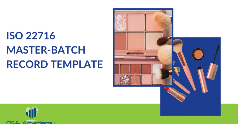 ISO 22716 Master‑Batch Record Template