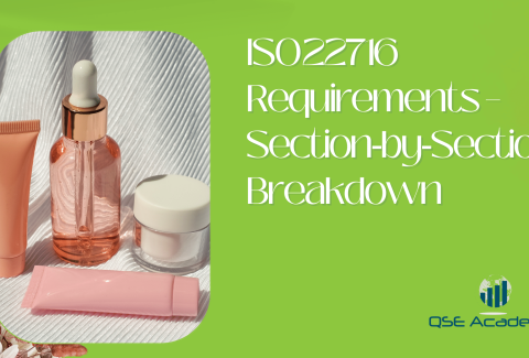 ISO 22716 Requirements – Section‑by‑Section Breakdown