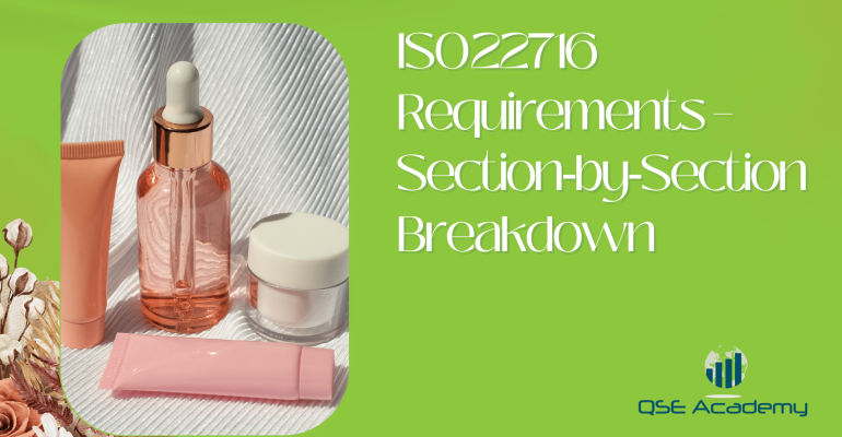 ISO 22716 Requirements – Section‑by‑Section Breakdown
