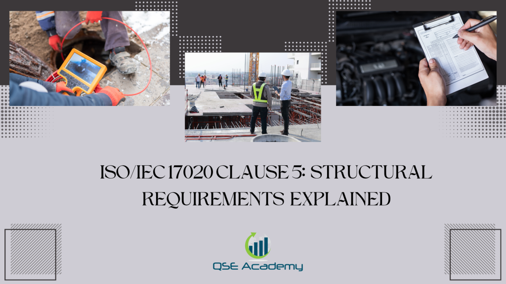 ISO/IEC 17020 Clause 5: Structure