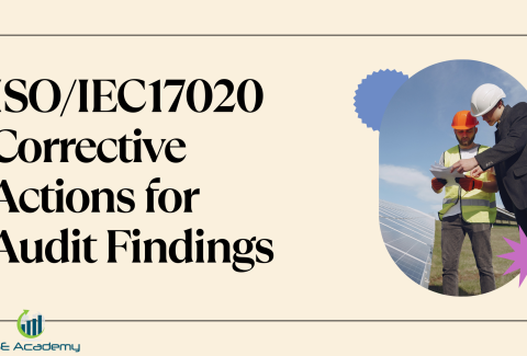 ISOIEC 17020 Corrective Actions for Audit Findings