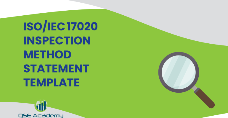 ISOIEC 17020 Inspection Method Statement Template