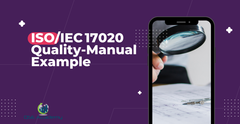 ISOIEC 17020 Quality‑Manual Example
