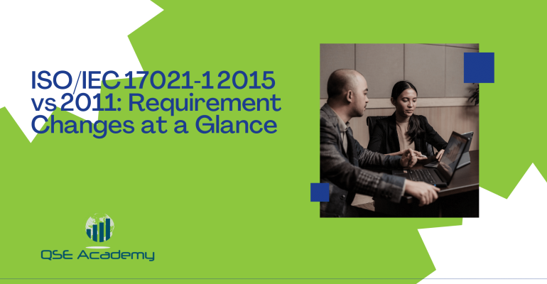 ISOIEC 17021‑1 2015 vs 2011 Requirement Changes at a Glance