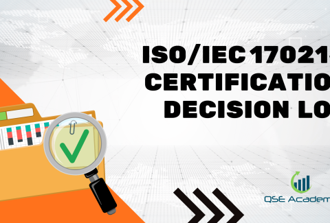 ISOIEC 17021‑1 Certification Decision Log