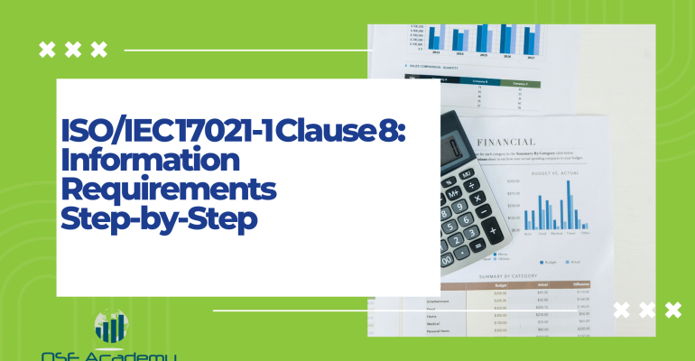 ISOIEC 17021‑1 Clause 8 Information Requirements Step‑by‑Step