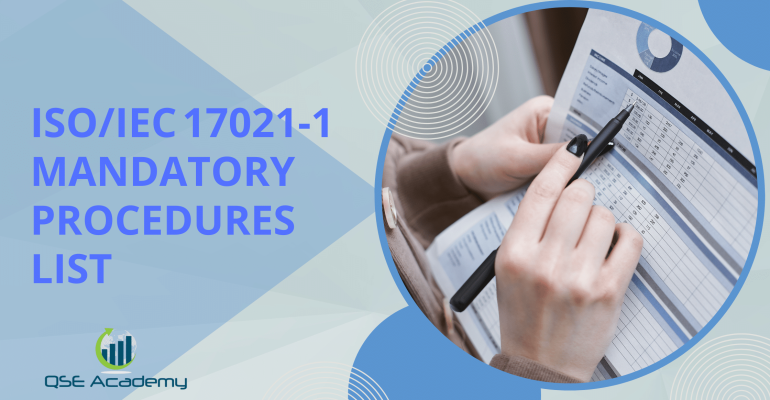 ISOIEC 17021‑1 Mandatory Procedures List