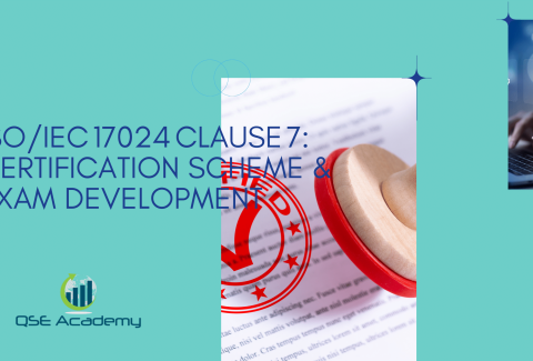 ISOIEC 17024 Clause 7 Certification Scheme & Exam Development