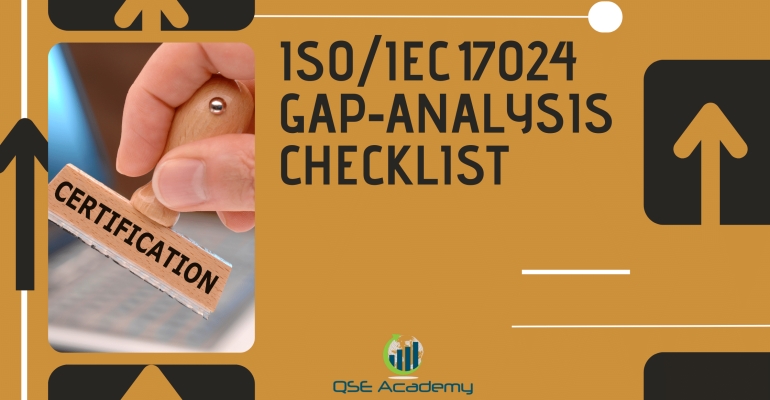 ISOIEC 17024 Gap‑Analysis Checklist