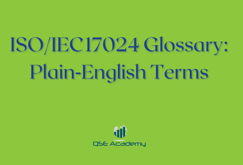 ISOIEC 17024 Glossary Plain‑English Terms