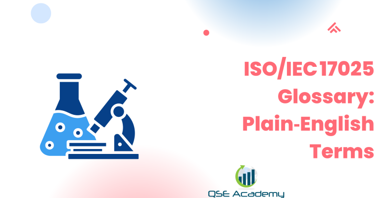 ISOIEC 17025 Glossary Plain‑English Terms