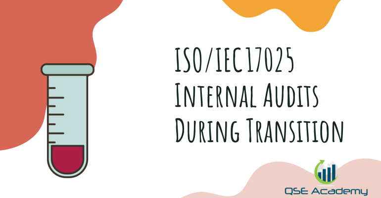 ISOIEC 17025 Internal Audits During Transition