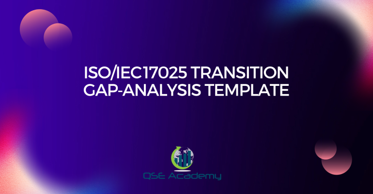 ISOIEC 17025 Transition Gap‑Analysis Template
